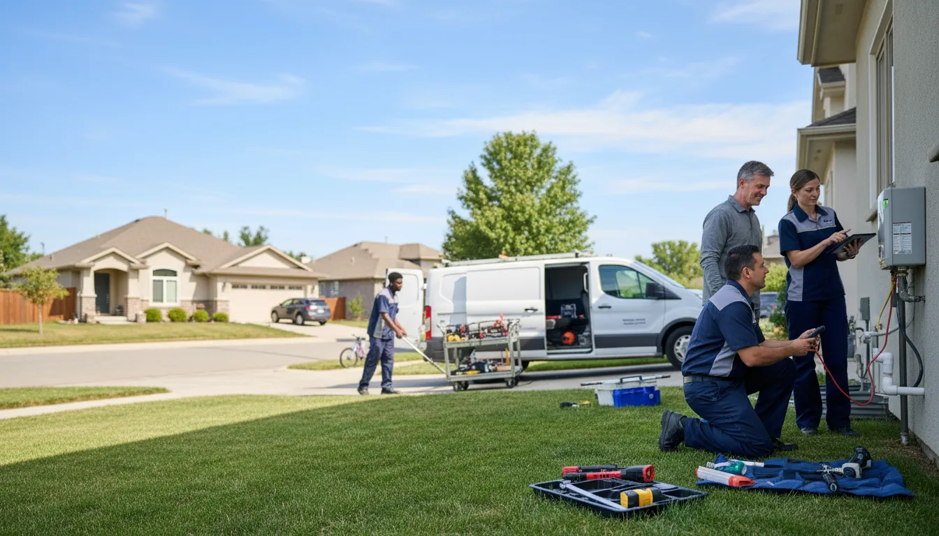 Tankless water heater service in Carroll, OH